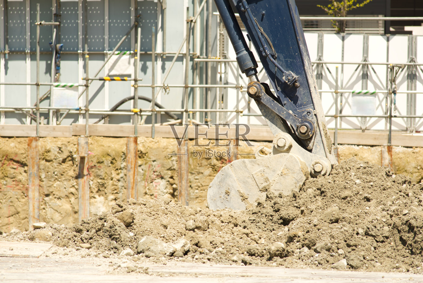 挖掘机照片摄影图片