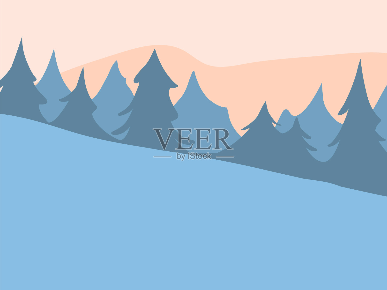 手绘抽象趣味股平merry插画图片素材