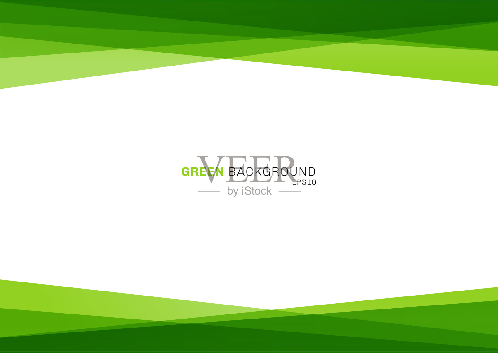 抽象几何绿色光泽重叠插画图片素材