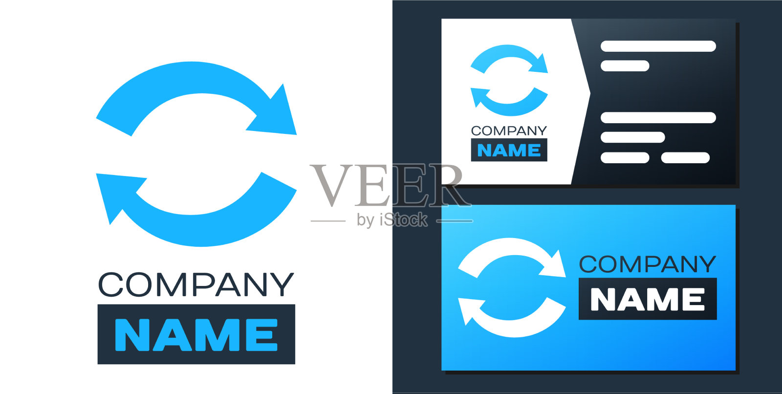 图标类型的刷新图标隔离在白色背景上插画图片素材