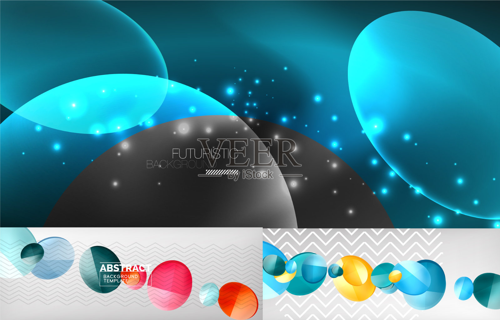 集现代极小几何抽象插画图片素材