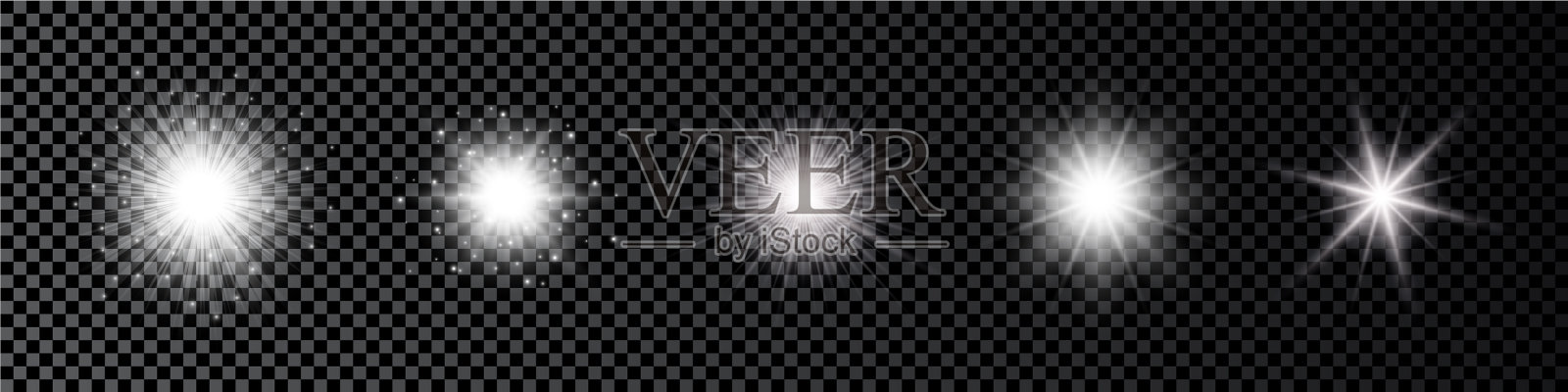 光效透镜光晕插画图片素材