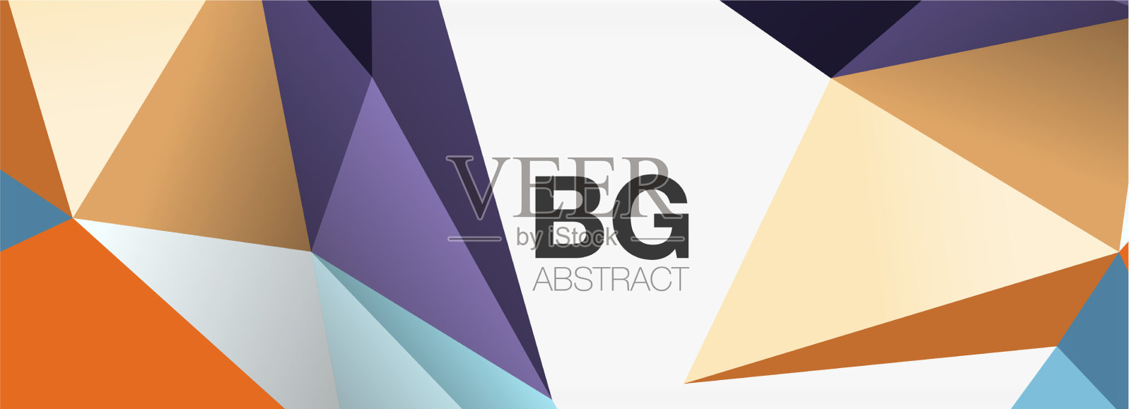 3d马赛克抽象背景低聚形状插画图片素材