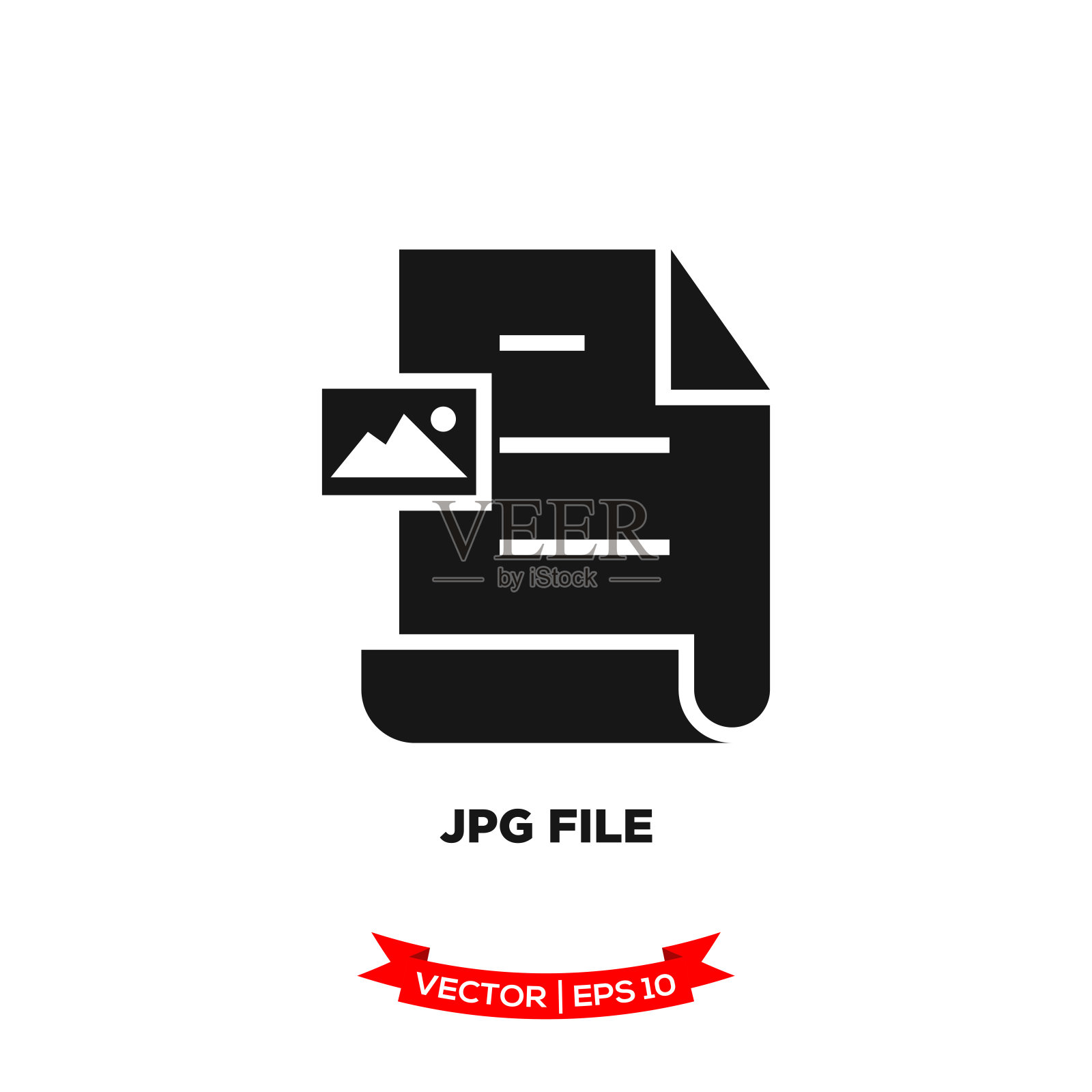 文件和文件夹ISO，图像文件矢量图标插画图片素材