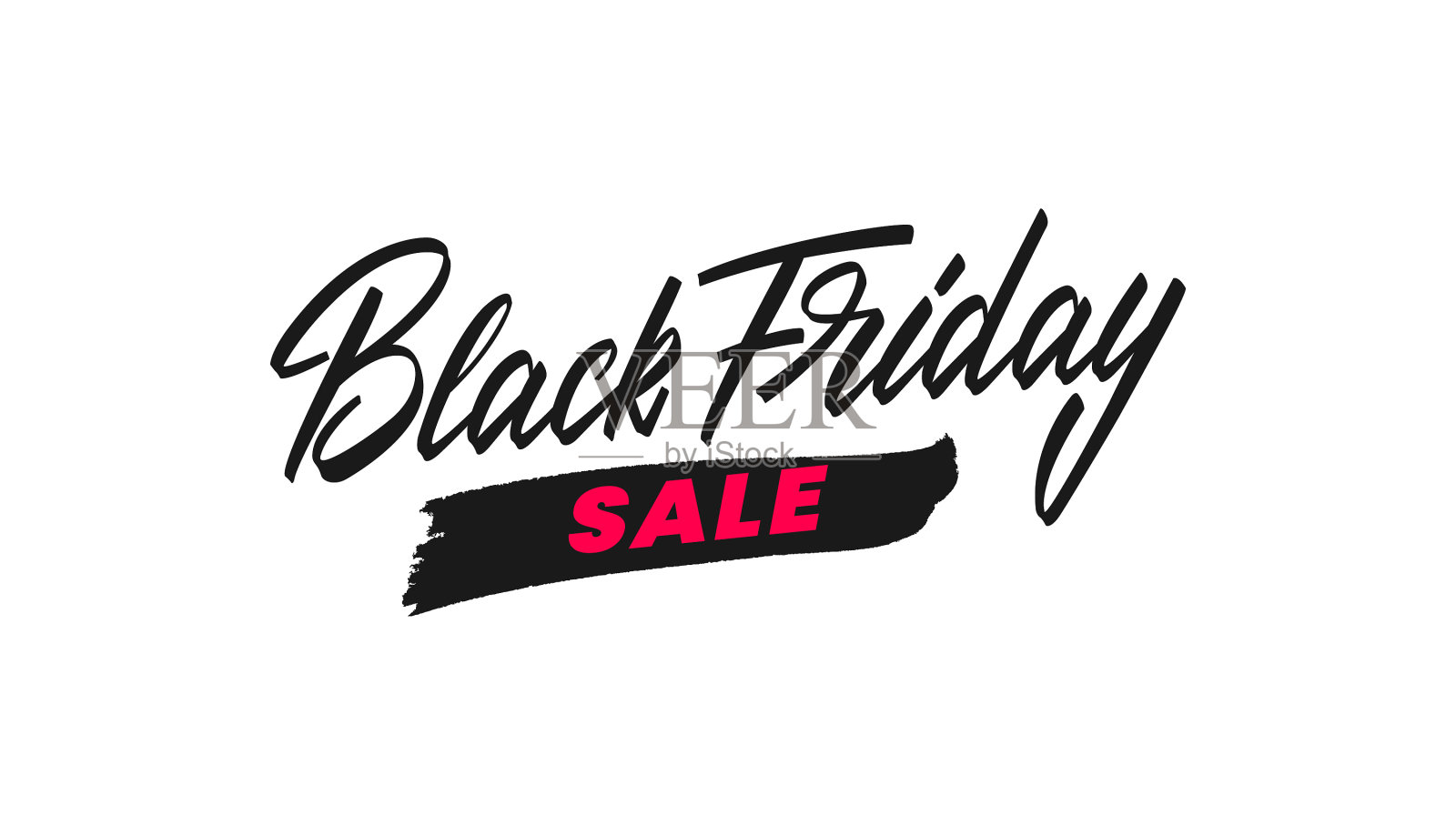 黑色星期五销售刻字标签徽章设计设计元素图片