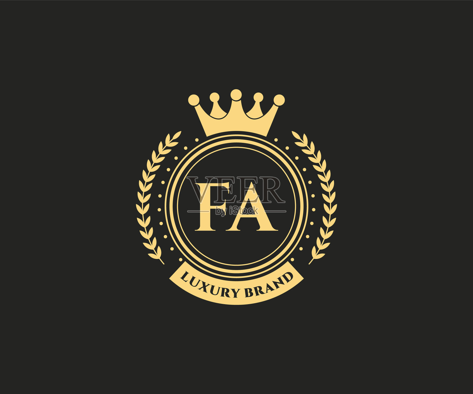 发首字母金女性书法插画图片素材