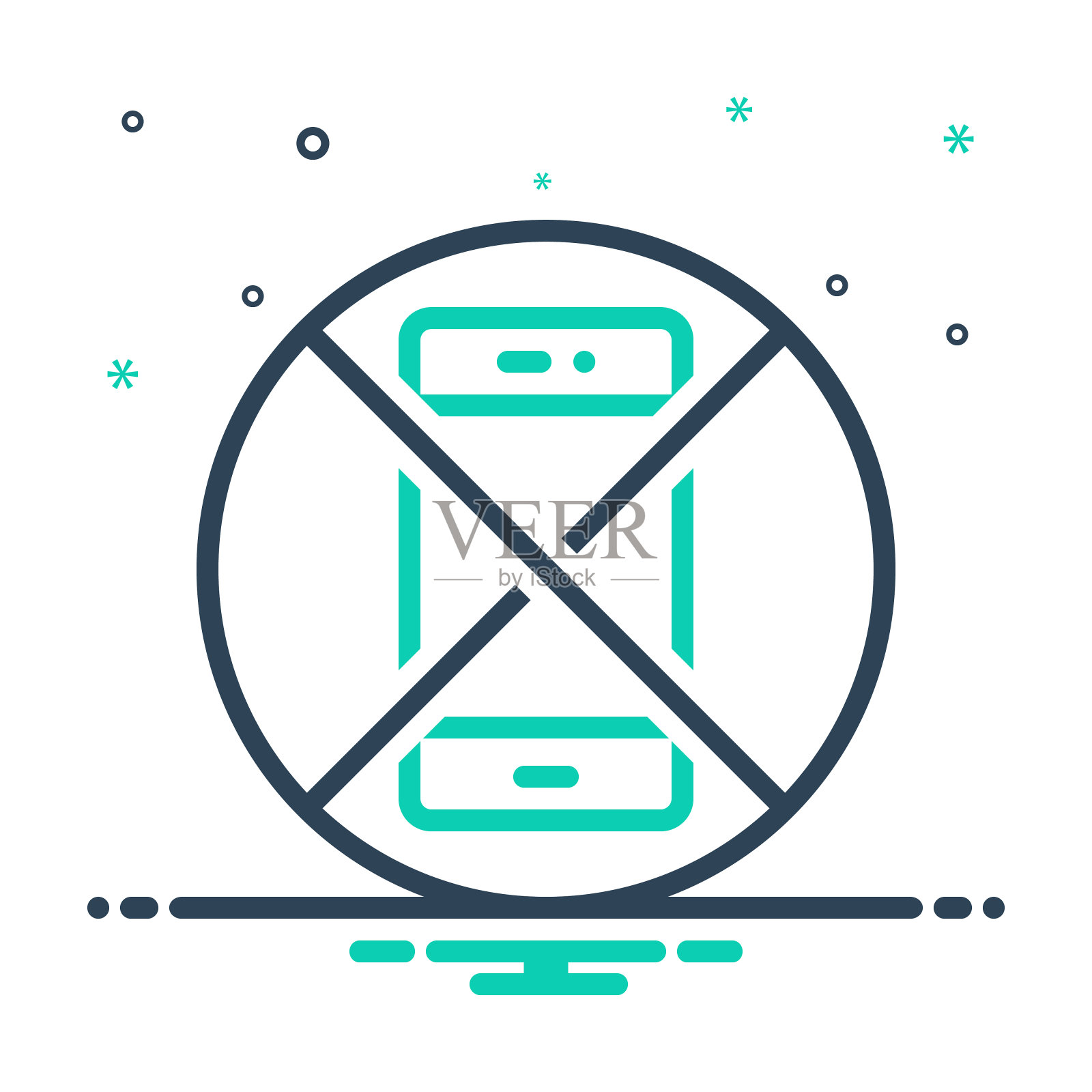 避免禁令插画图片素材