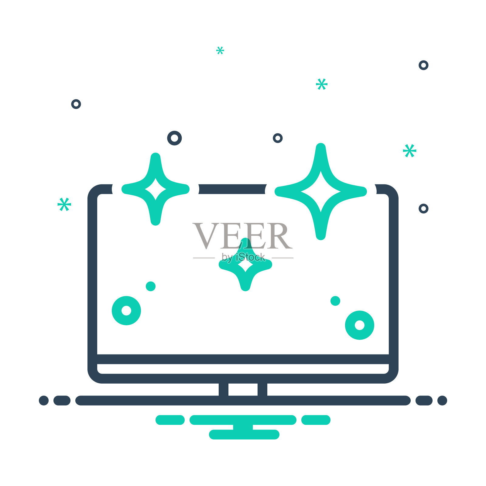 清楚水晶插画图片素材