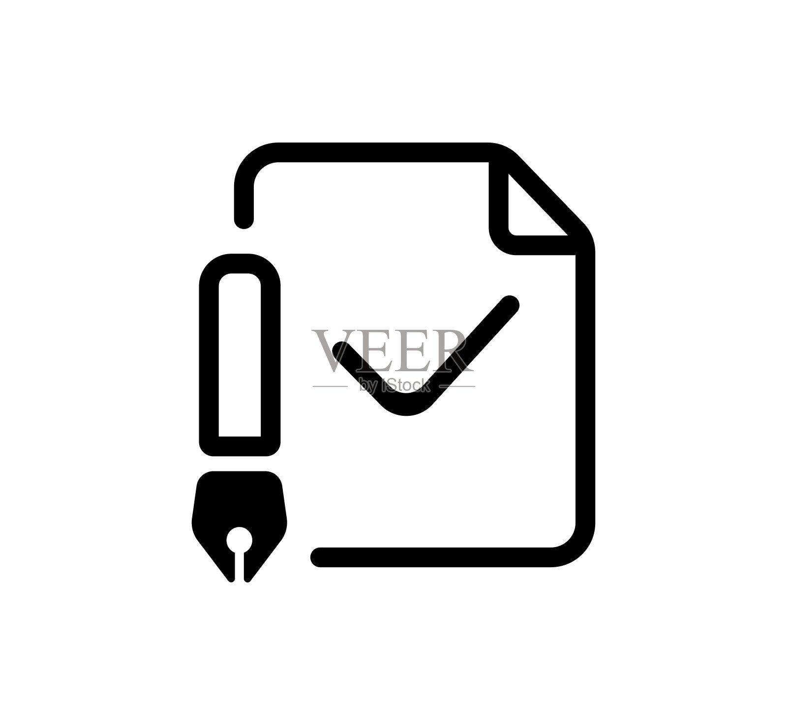 简单的应用程序，简单的注册矢量图标插图图标素材