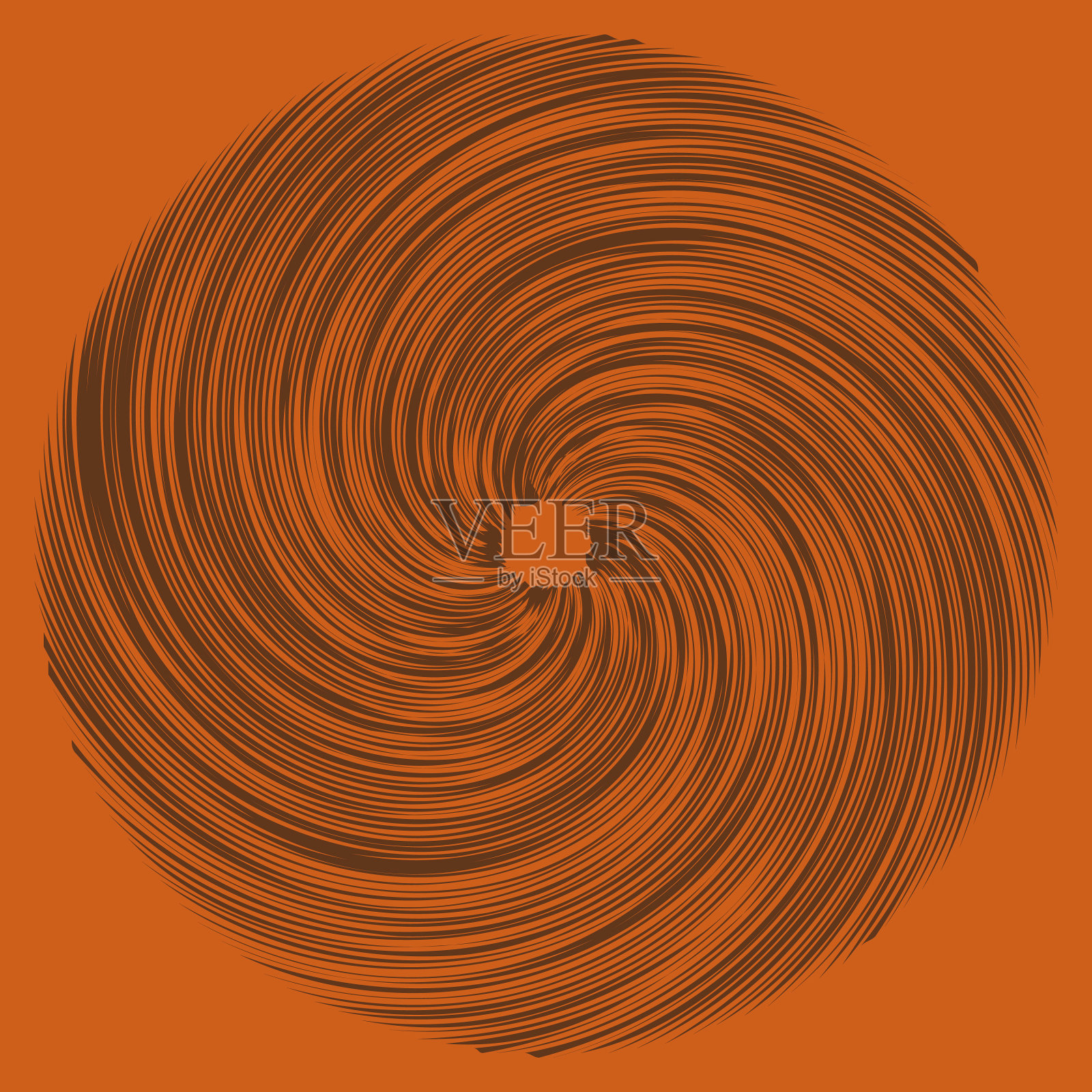 圆形螺旋旋流设计元件插画图片素材