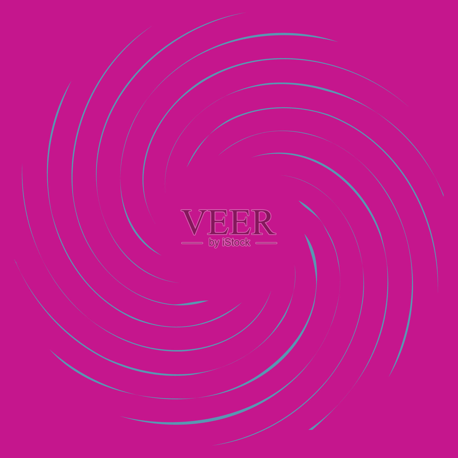 圆形螺旋旋流设计元件插画图片素材