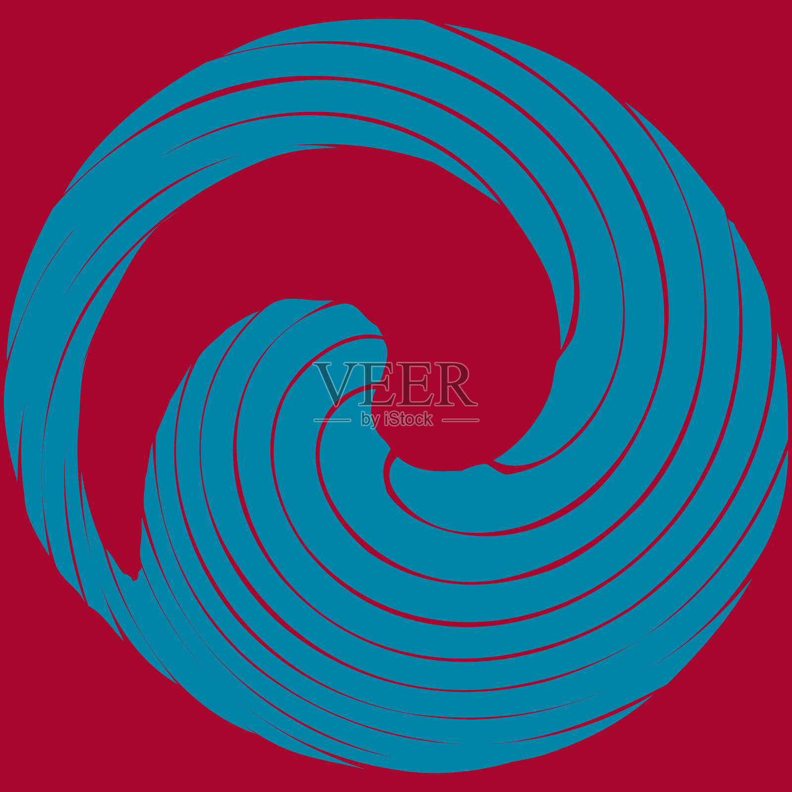 圆形螺旋旋流设计元件插画图片素材