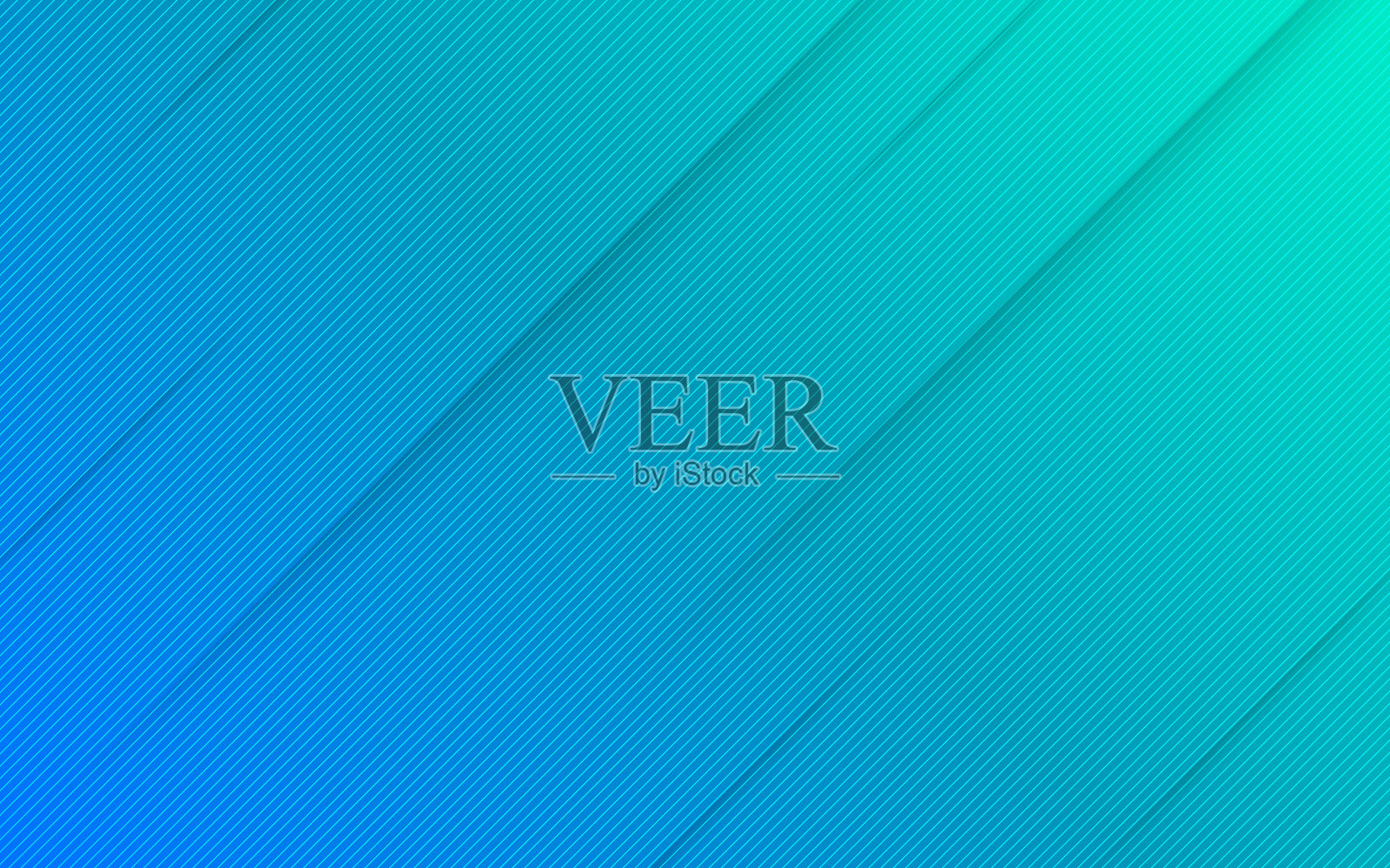 蓝色和绿色渐变抽象背景。矢量插图。插画图片素材