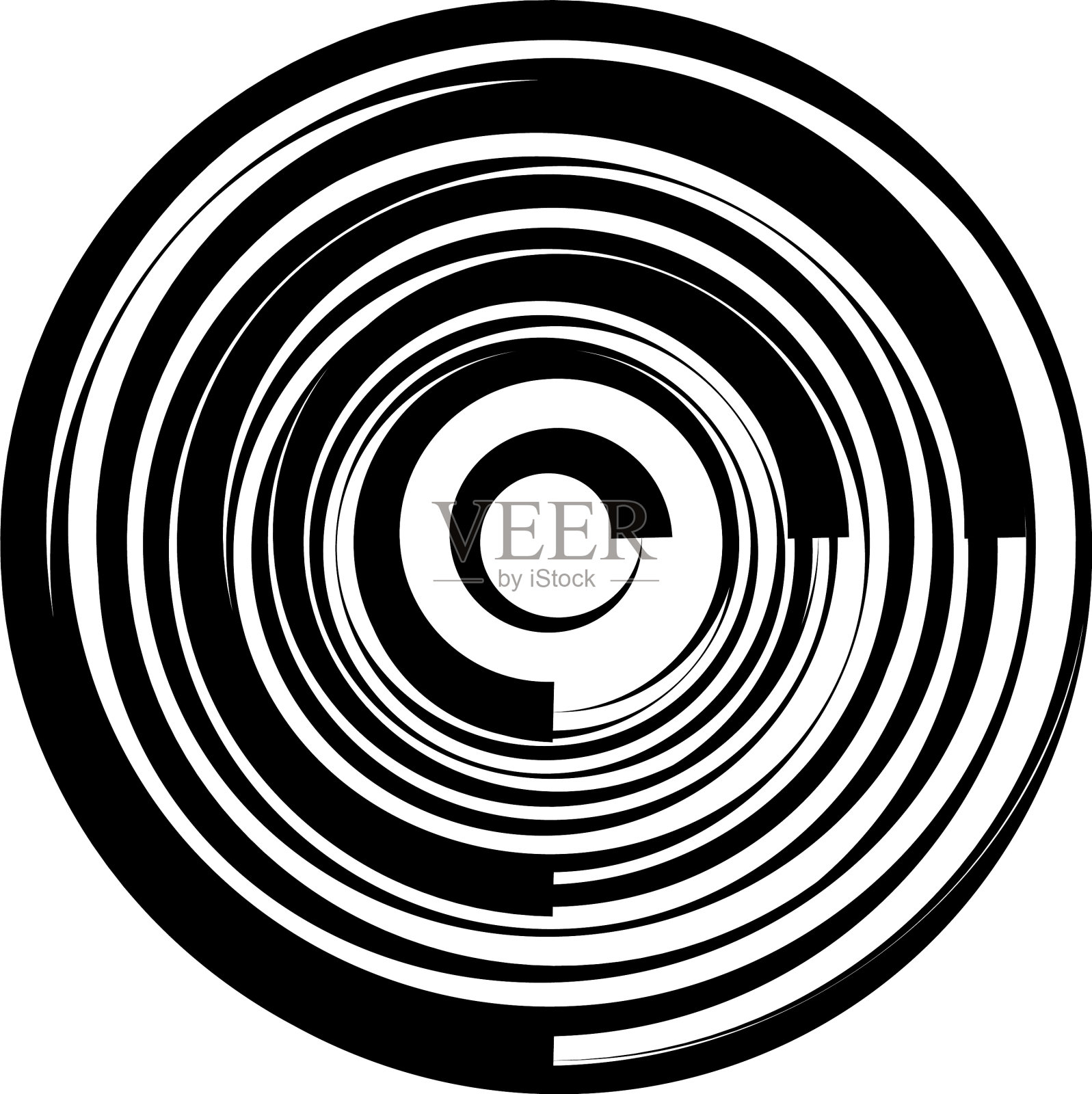 叠加抽象螺旋、漩涡、漩涡蜗壳插画图片素材