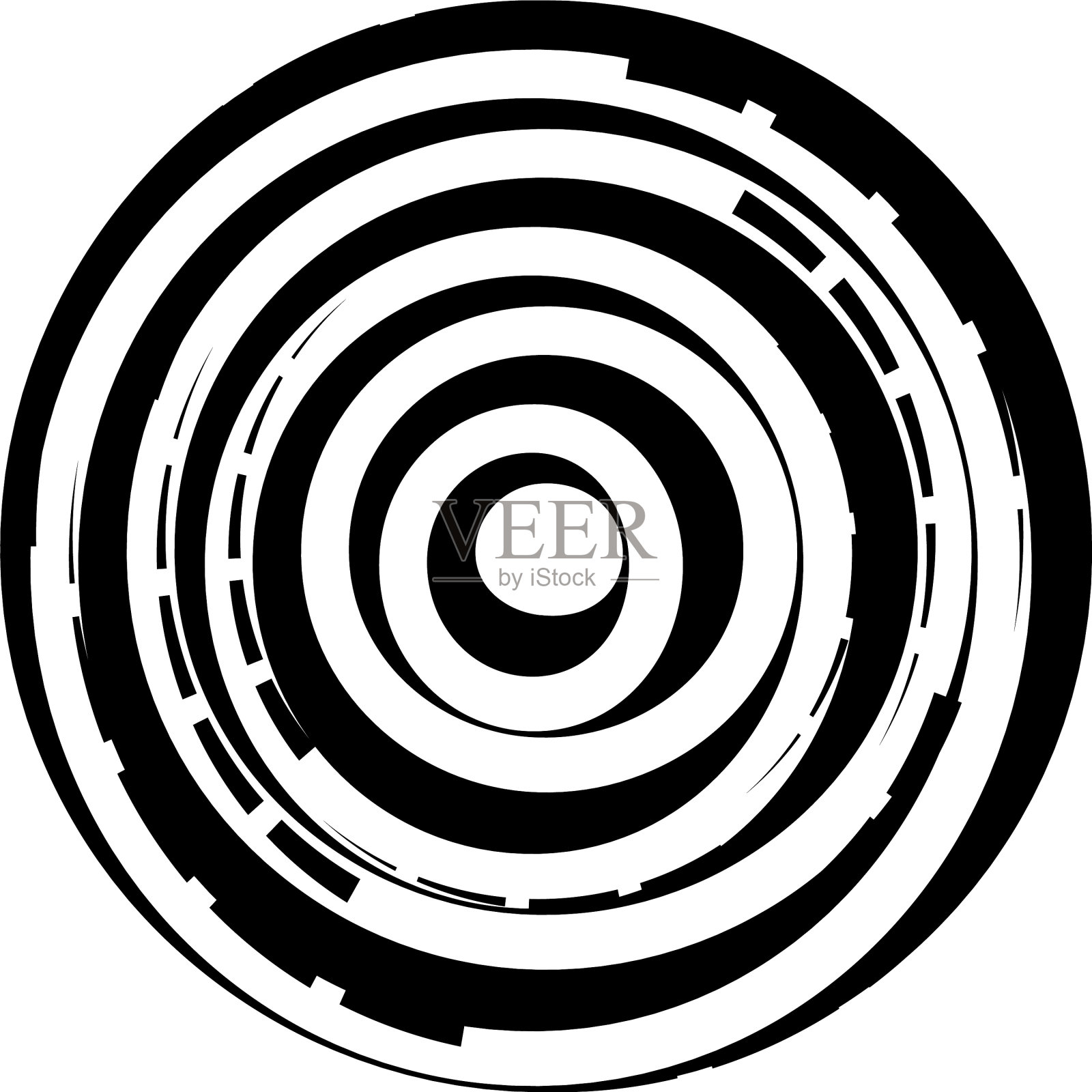 叠加抽象螺旋、漩涡、漩涡蜗壳插画图片素材