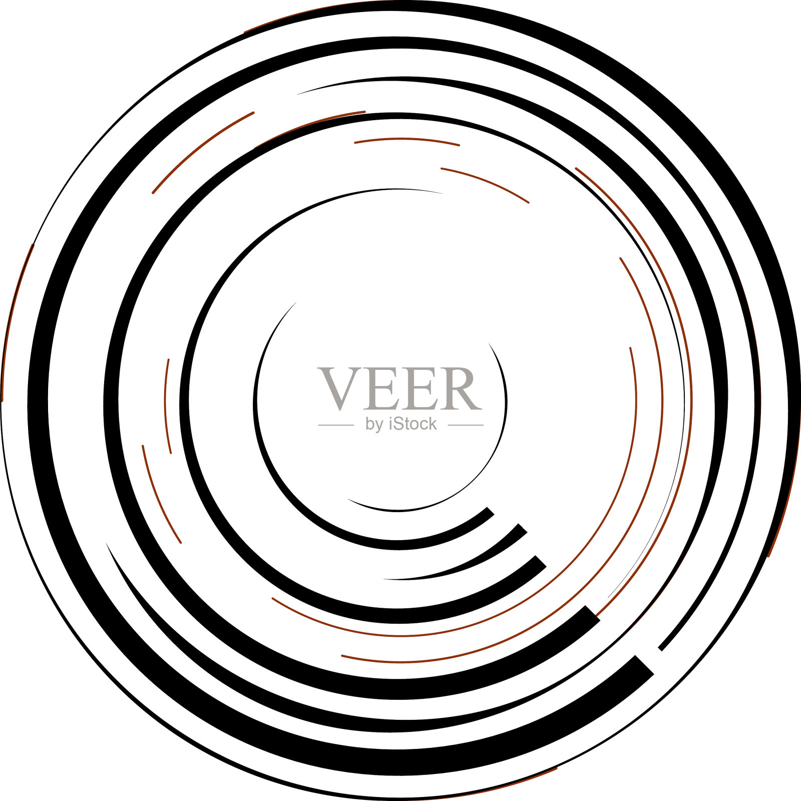 叠加抽象螺旋、漩涡、漩涡蜗壳插画图片素材