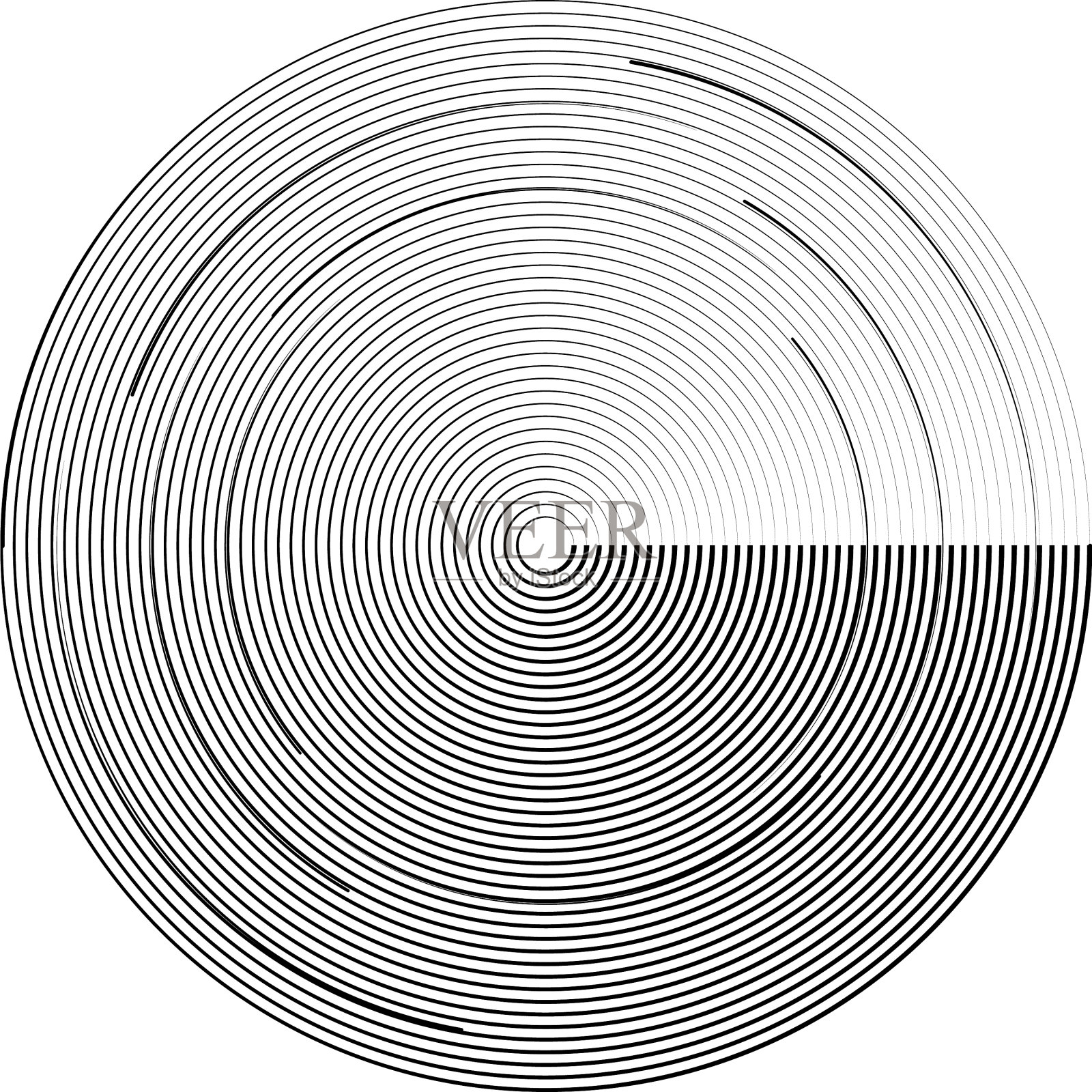 叠加抽象螺旋、漩涡、漩涡蜗壳插画图片素材