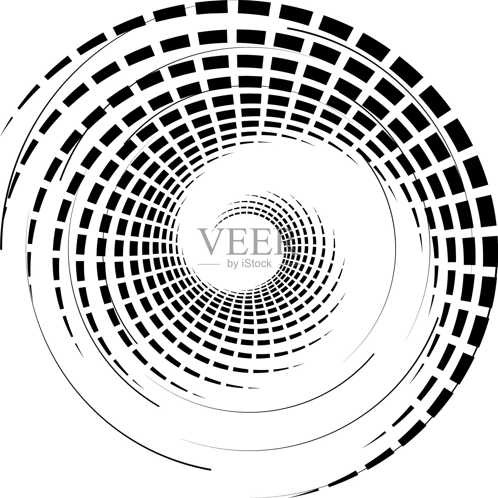 叠加抽象螺旋、漩涡、漩涡蜗壳插画图片素材