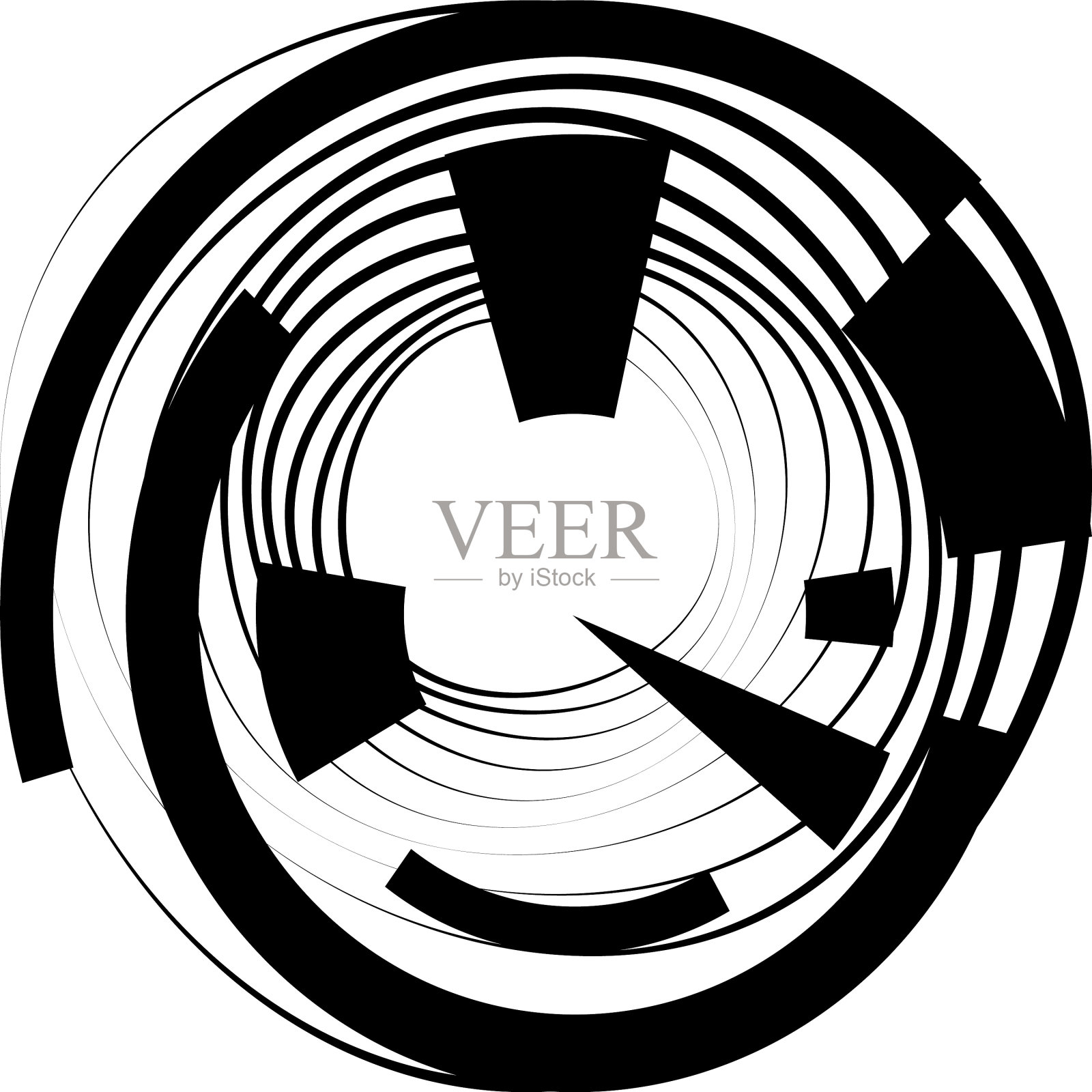 叠加抽象螺旋、漩涡、漩涡蜗壳插画图片素材