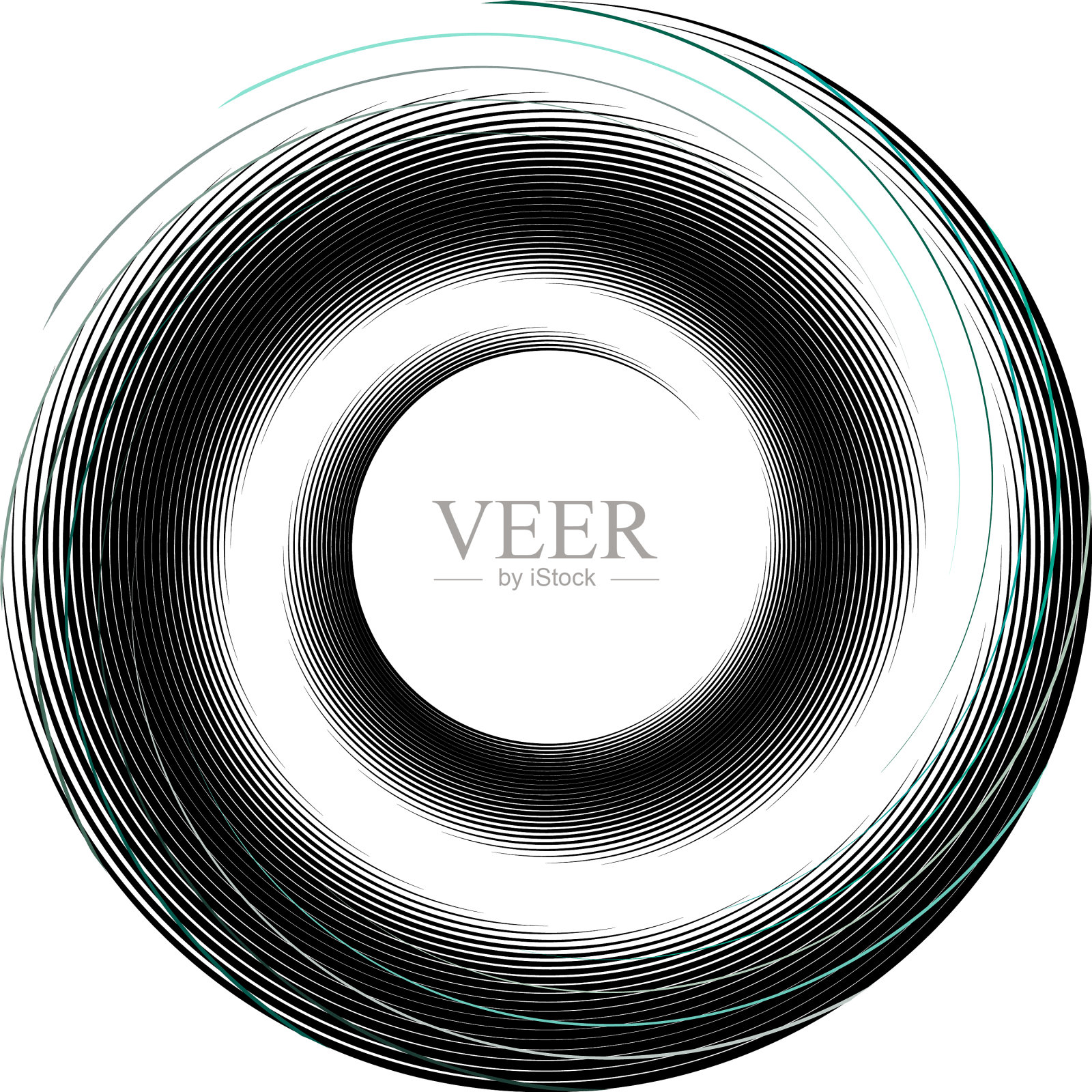 叠加抽象螺旋、漩涡、漩涡蜗壳插画图片素材