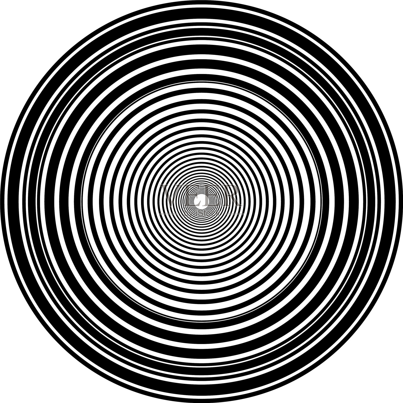 叠加抽象螺旋、漩涡、漩涡蜗壳插画图片素材