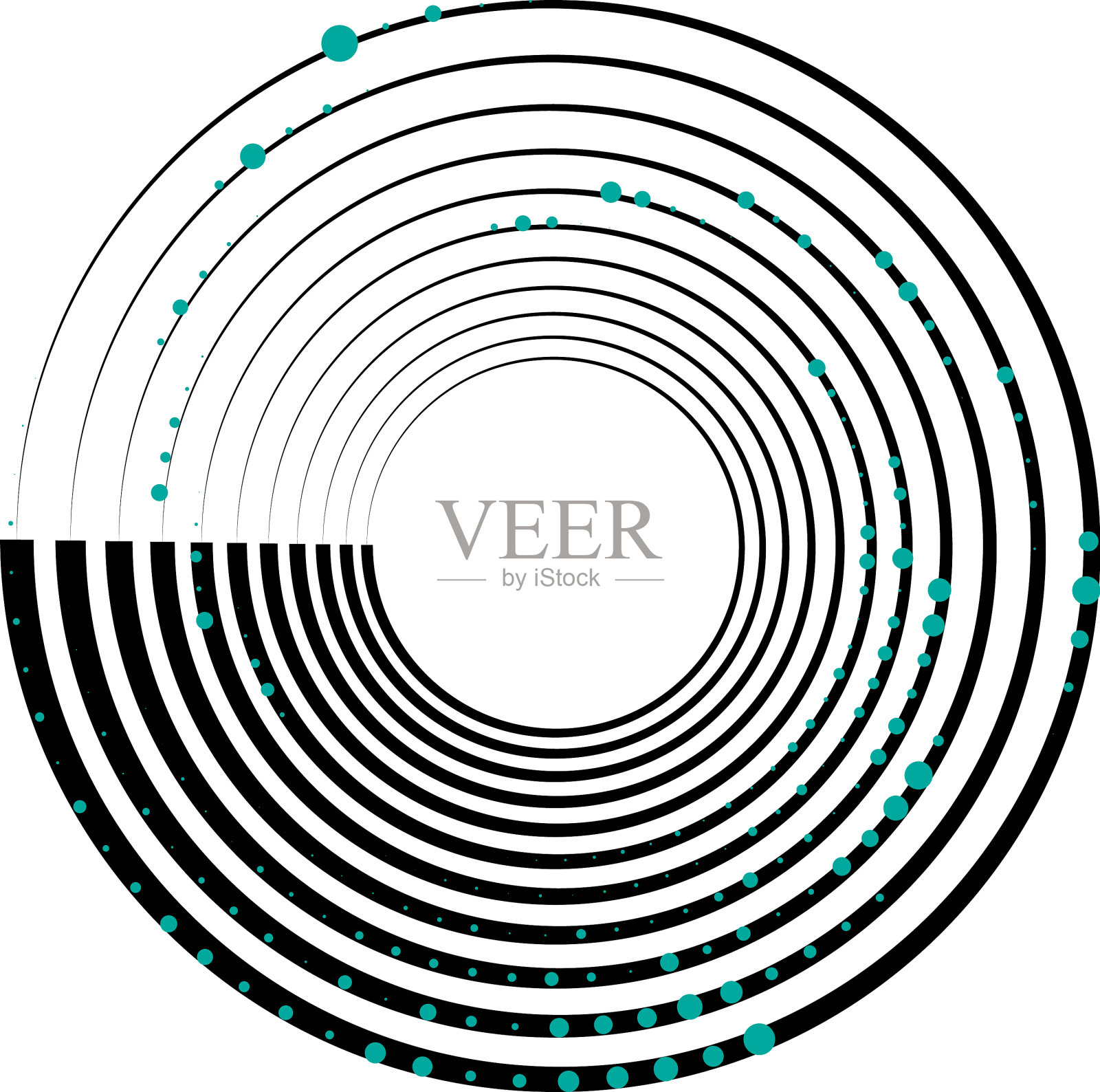 叠加抽象螺旋、漩涡、漩涡蜗壳插画图片素材