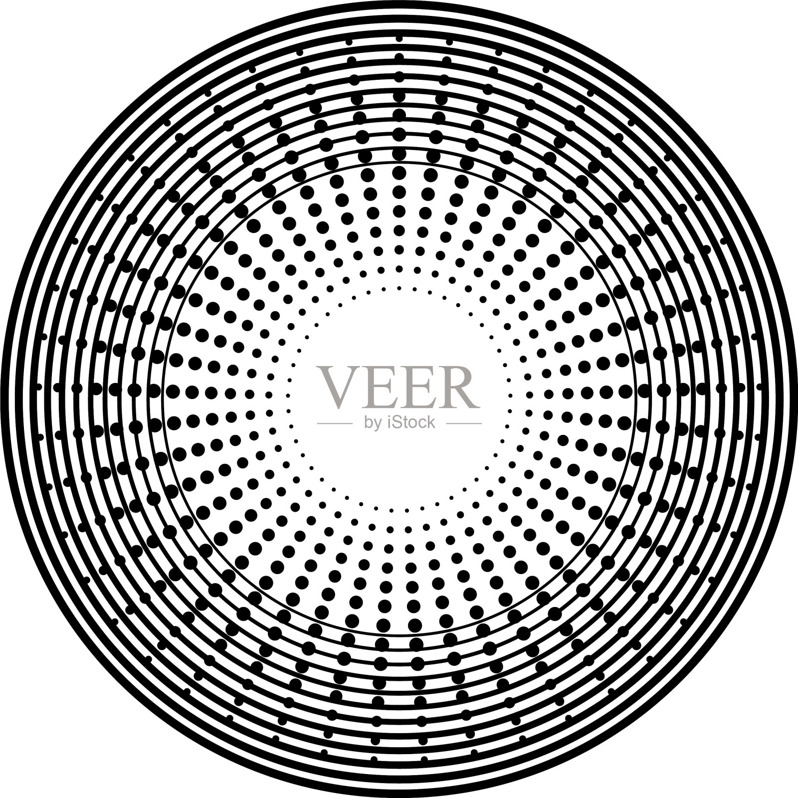 叠加抽象螺旋、漩涡、漩涡蜗壳插画图片素材