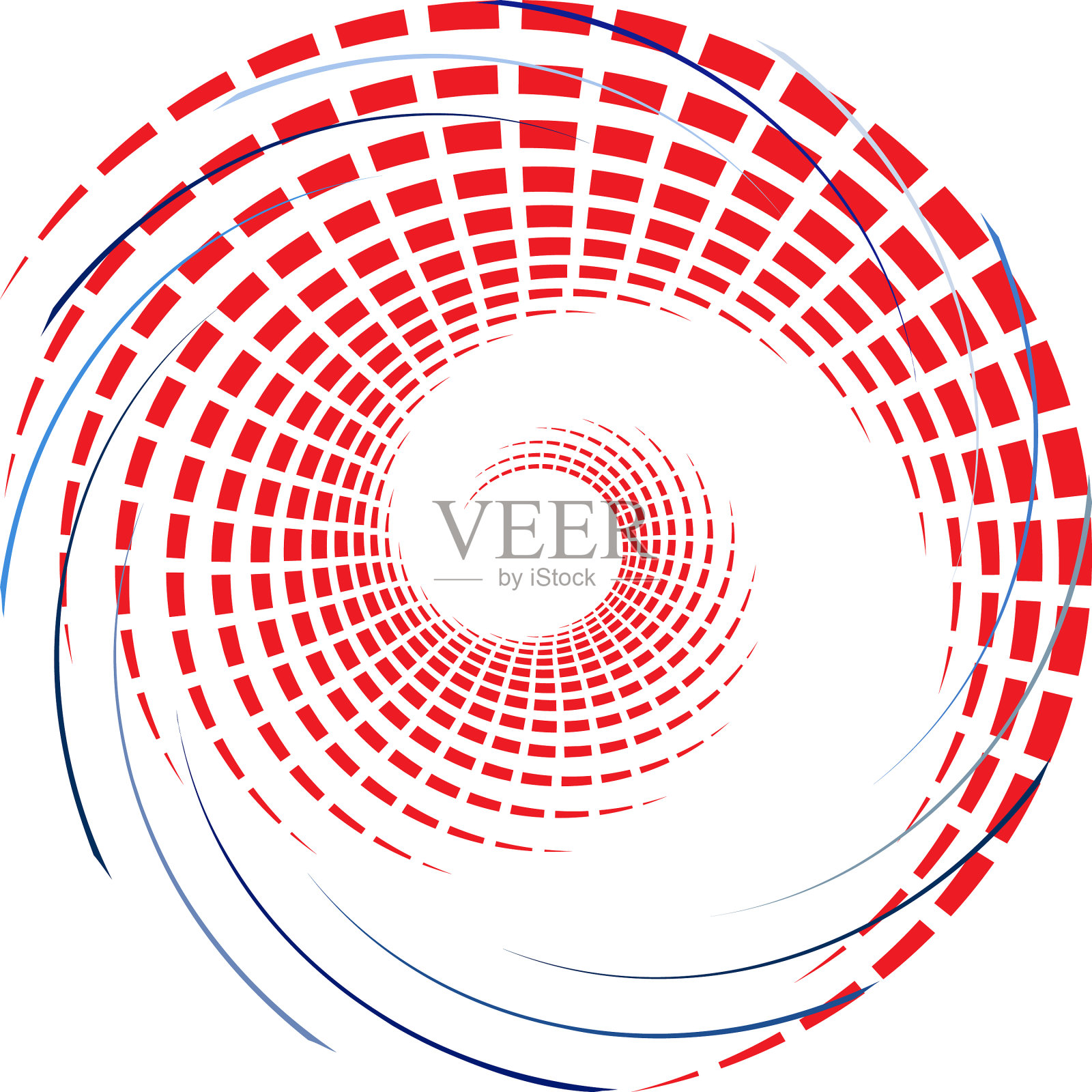 叠加抽象螺旋、漩涡、漩涡蜗壳插画图片素材