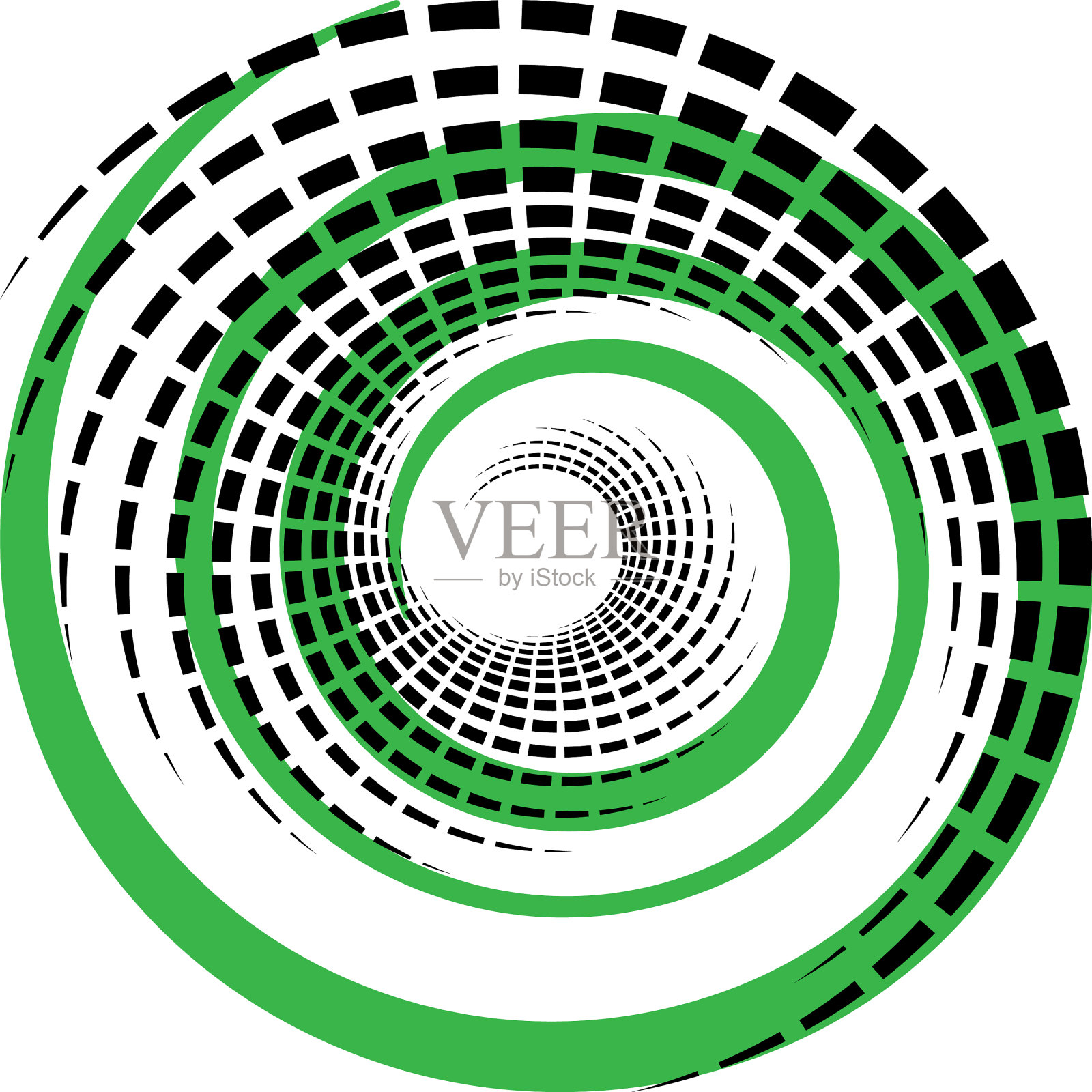 叠加抽象螺旋、漩涡、漩涡蜗壳插画图片素材