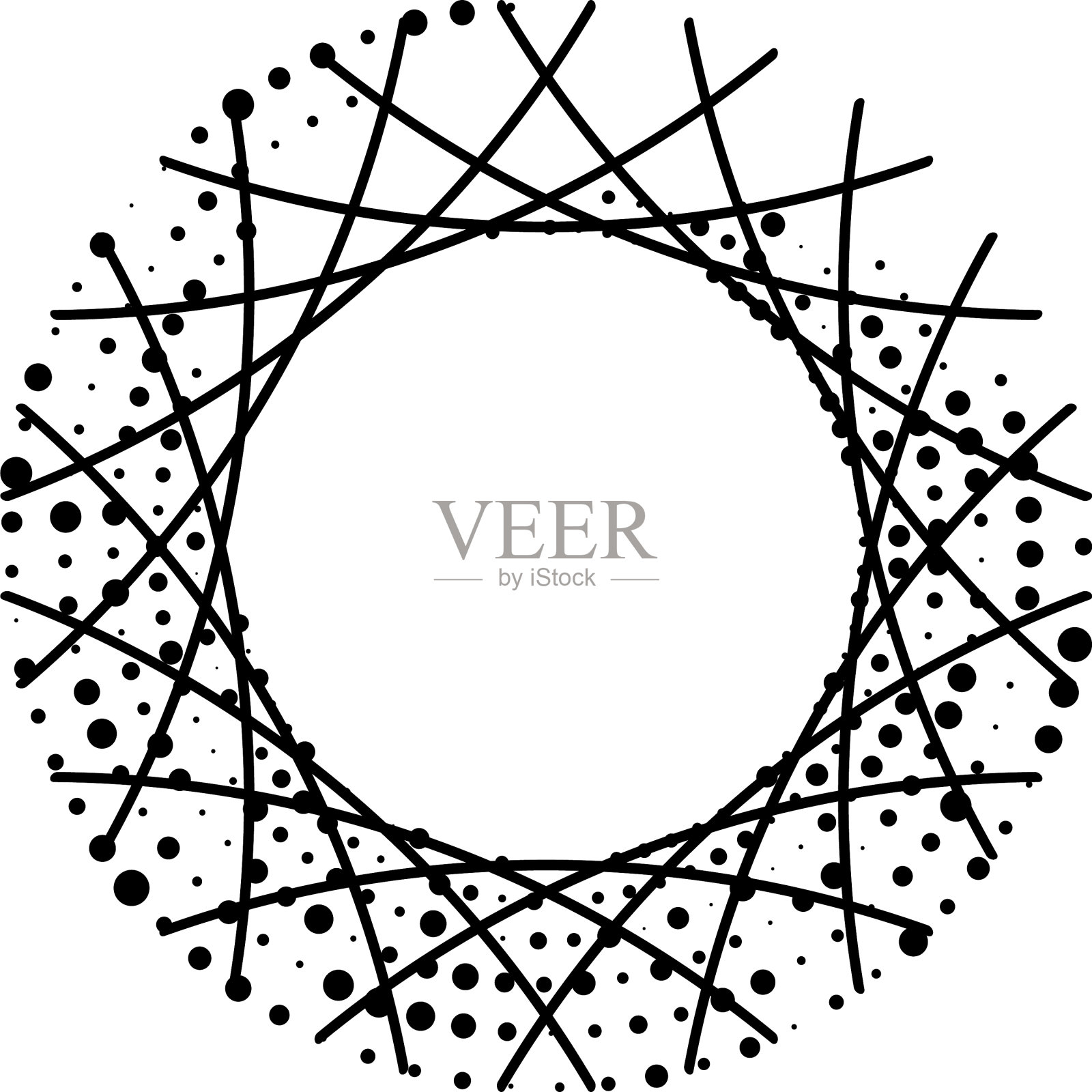 叠加抽象螺旋、漩涡、漩涡蜗壳插画图片素材