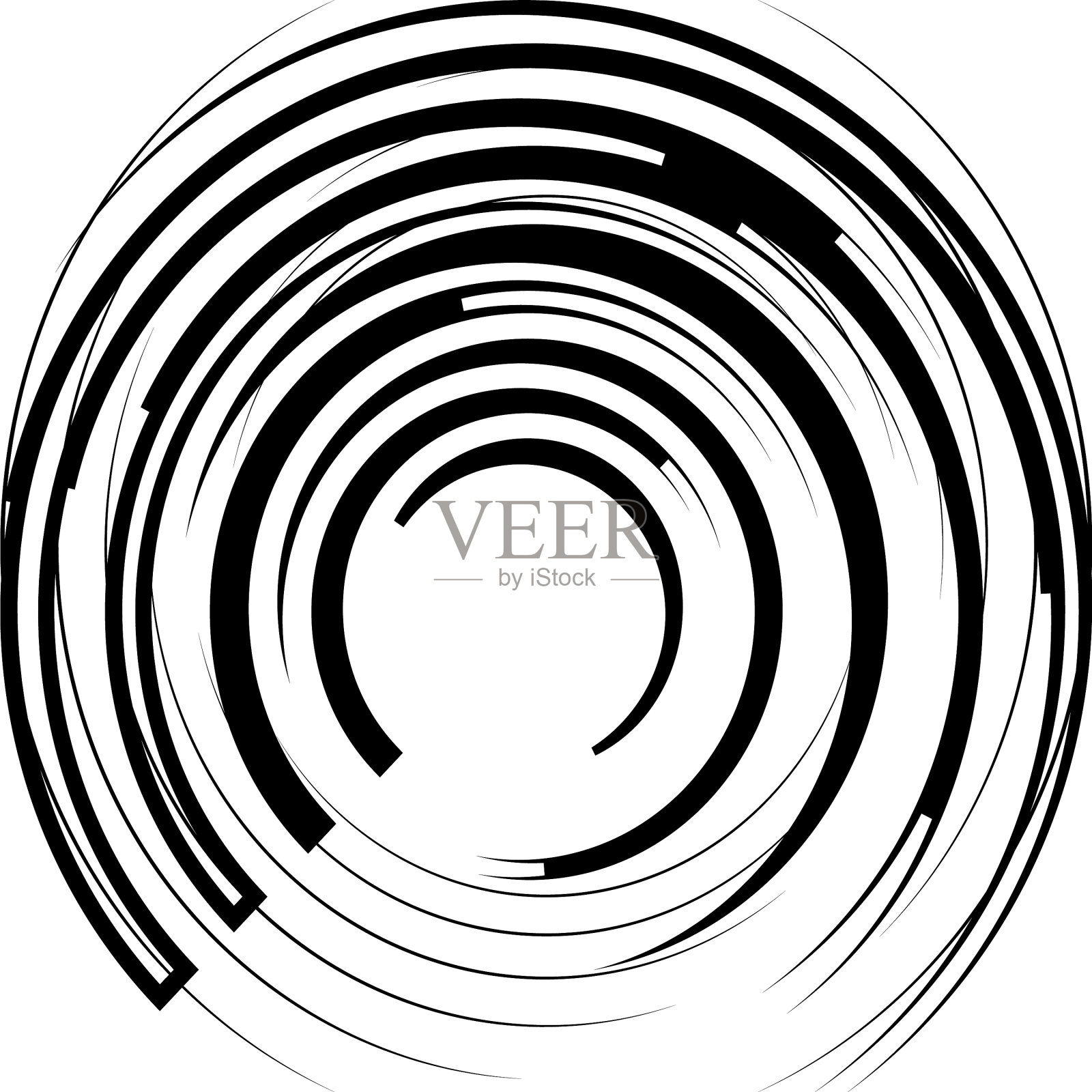 叠加抽象螺旋、漩涡、漩涡蜗壳插画图片素材