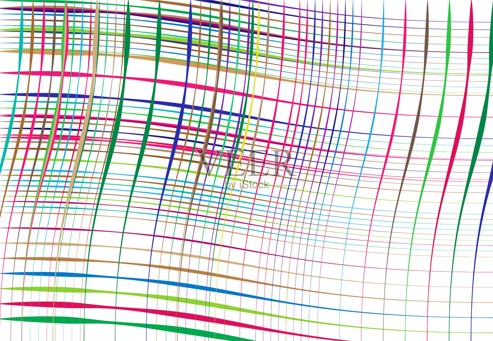 网格网格波浪形，波浪起伏，波浪起伏的线条插画图片素材