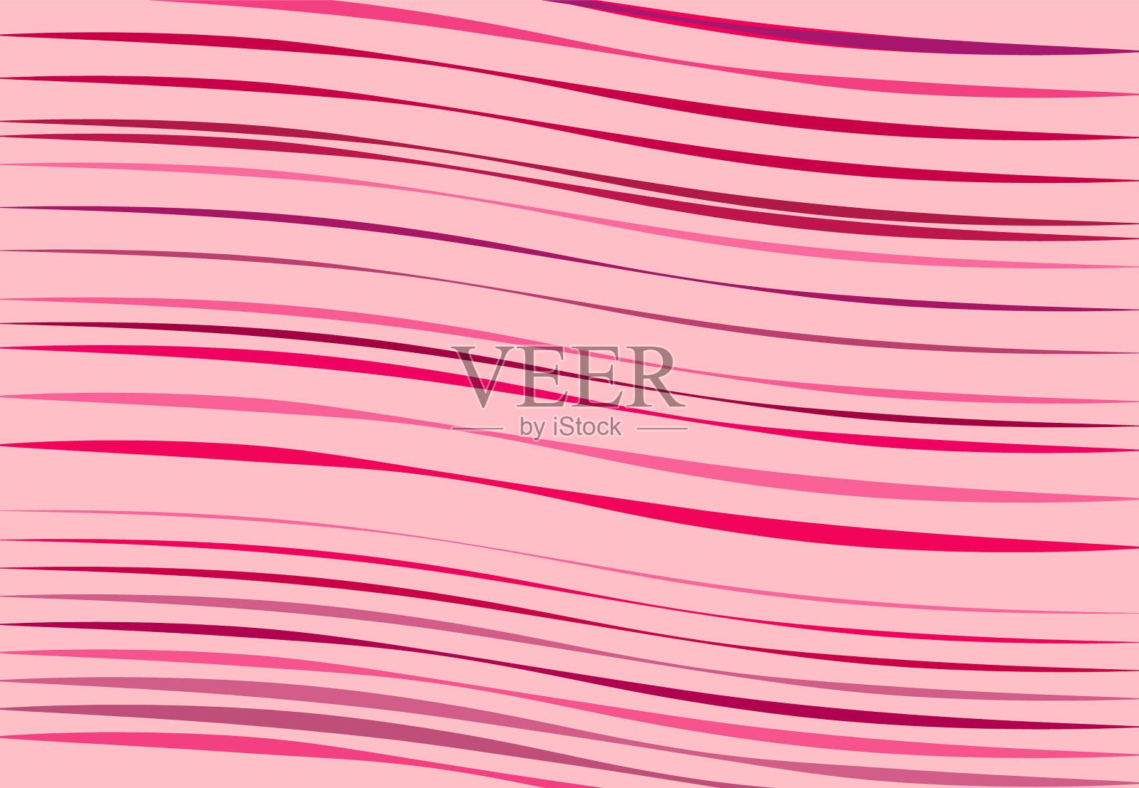 抽象波浪起伏，波浪起伏的线条插画图片素材