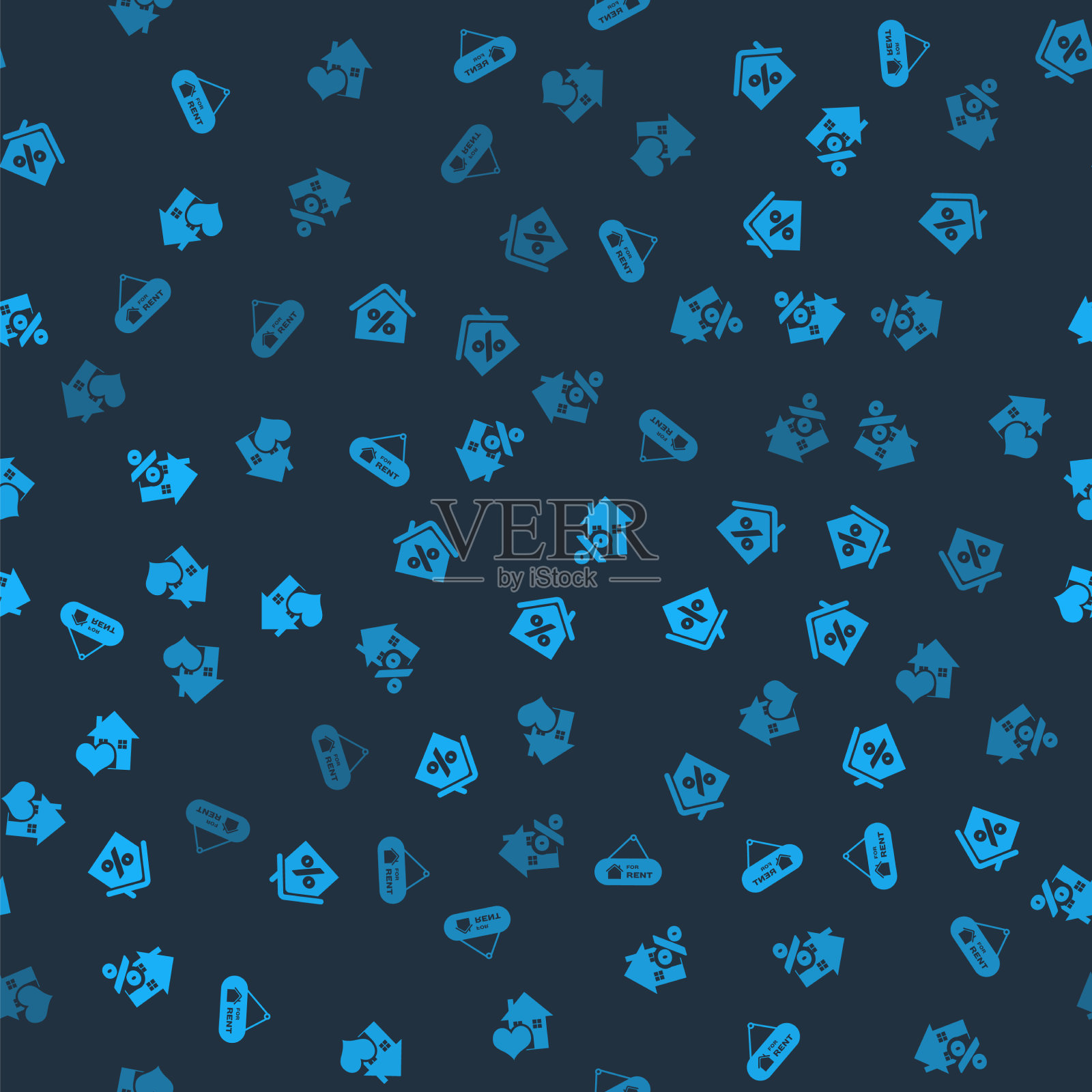 为出租房屋设置悬挂标志图标素材