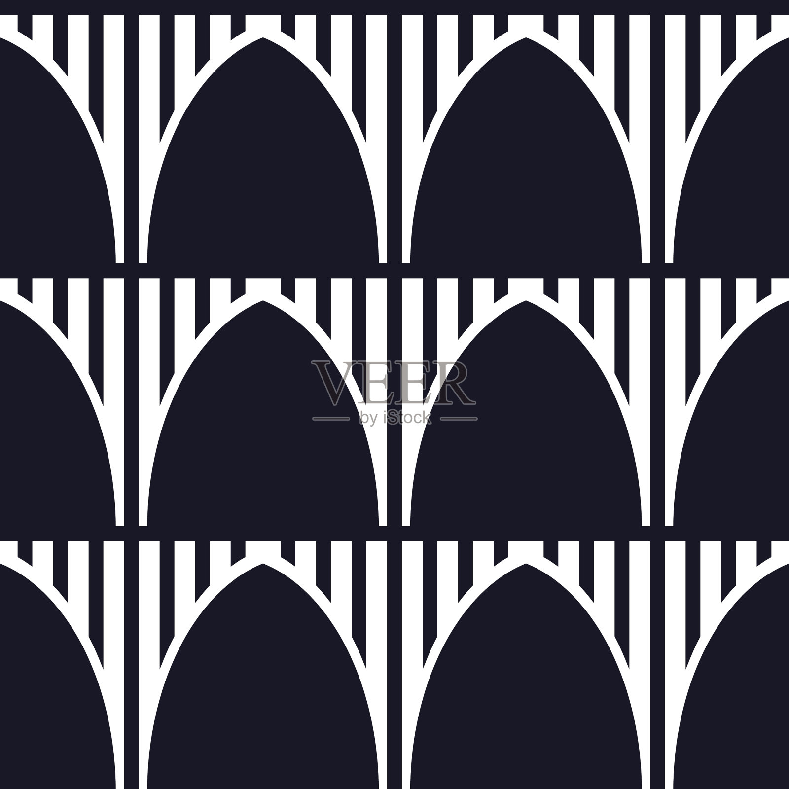 桥型背景-建筑城市插画图片素材