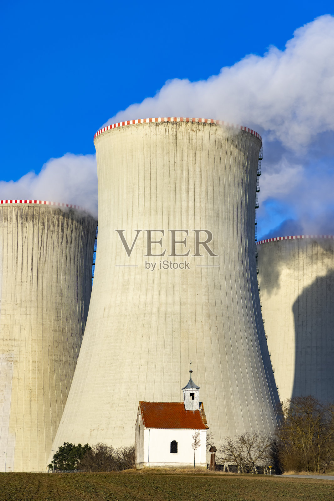 捷克共和国Vysocina地区Dukovany核电站照片摄影图片