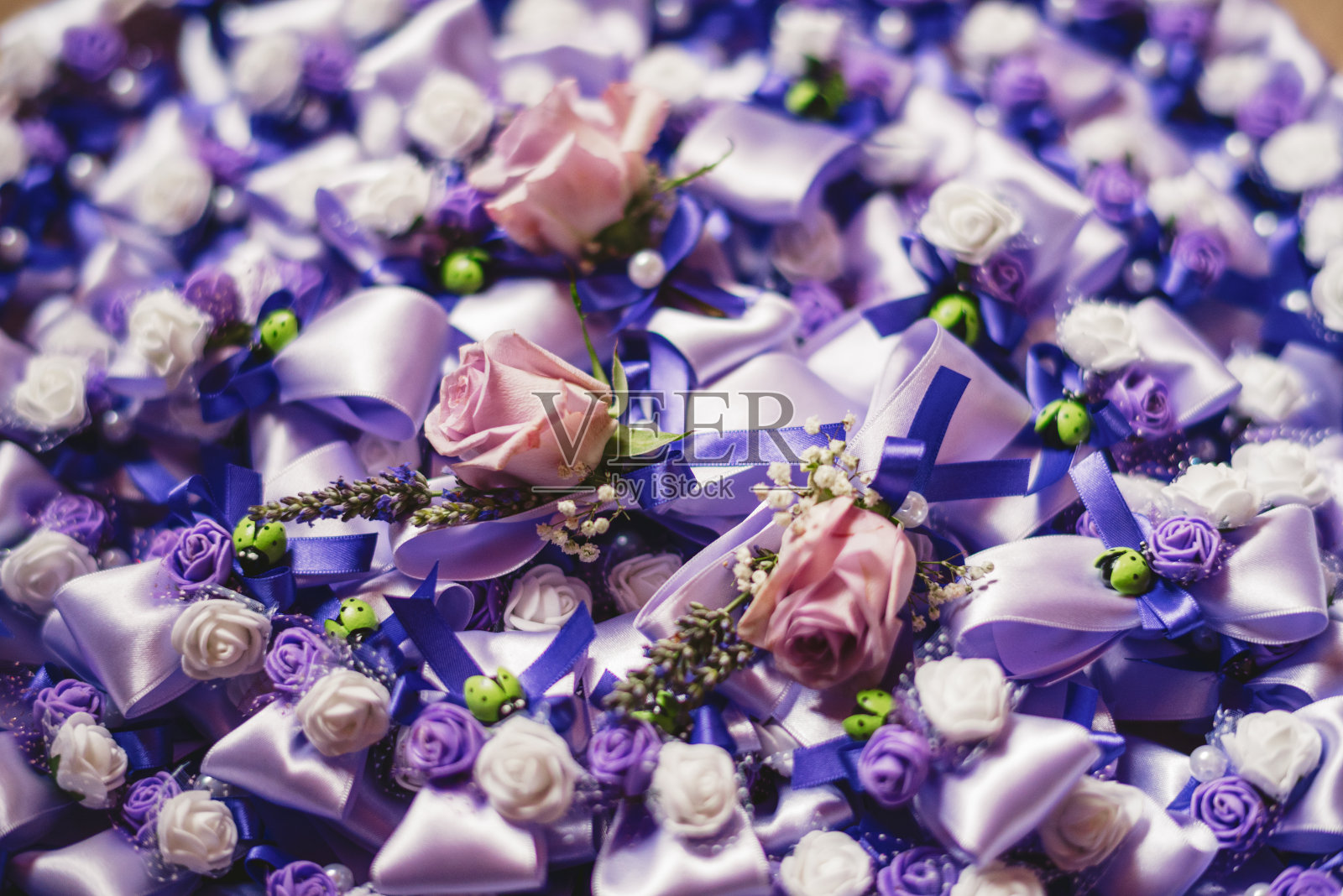 紫色的婚礼装饰夹克照片摄影图片