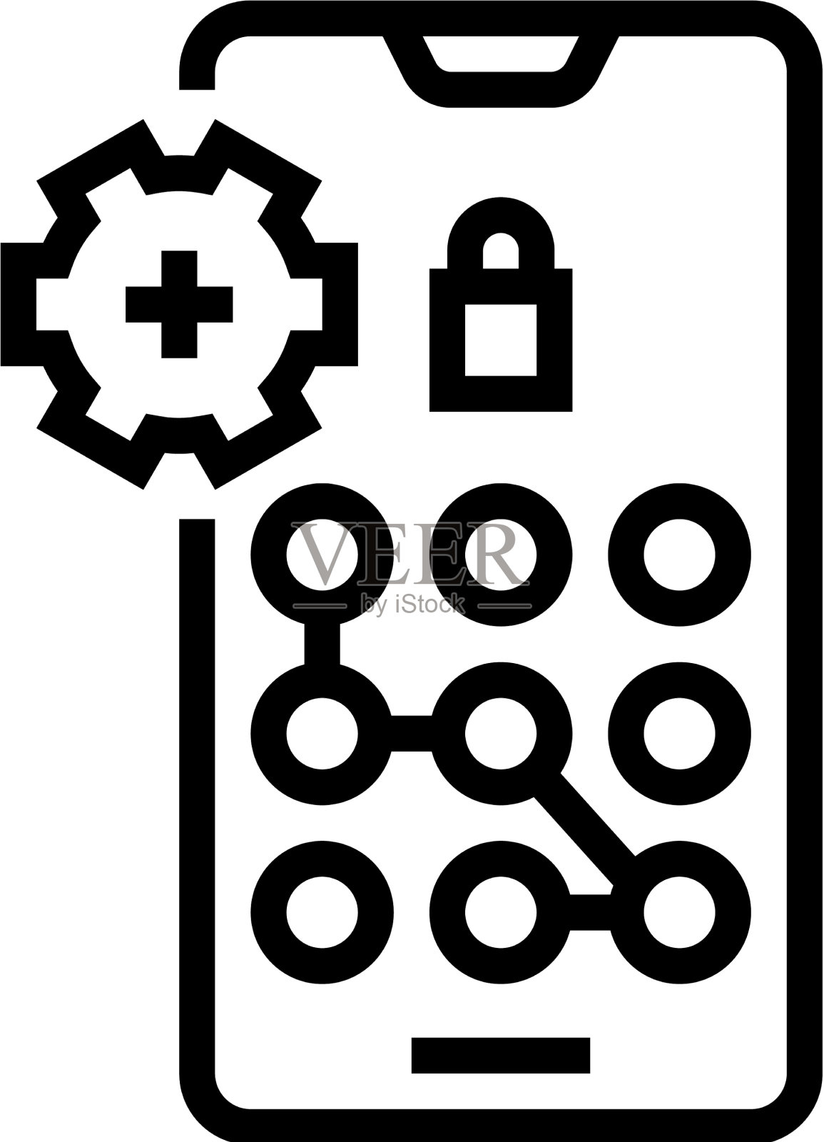 锁屏密码行图标图标素材
