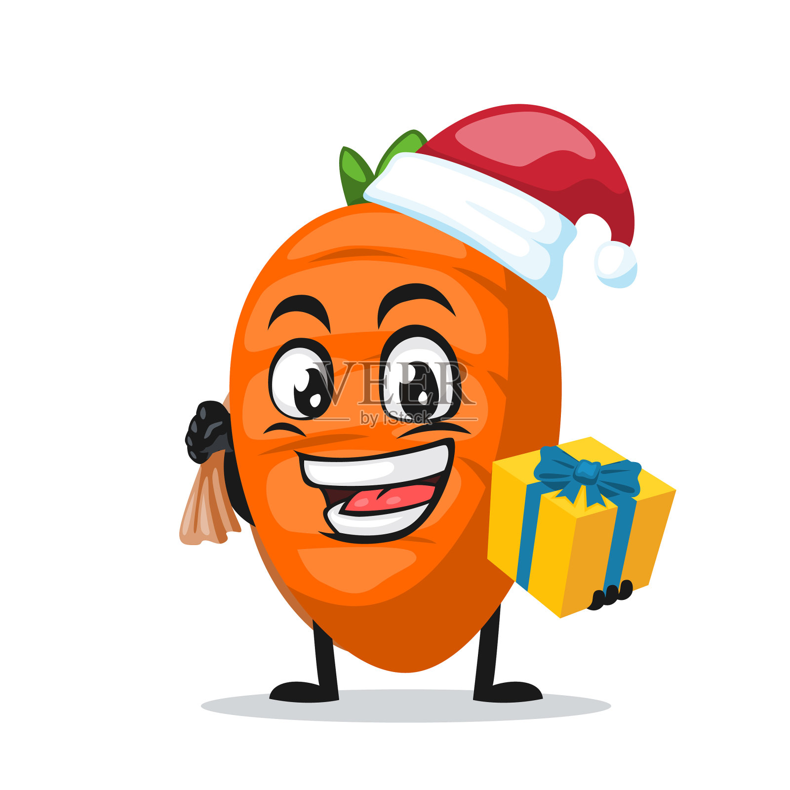 胡萝卜角色或吉祥物设计元素图片