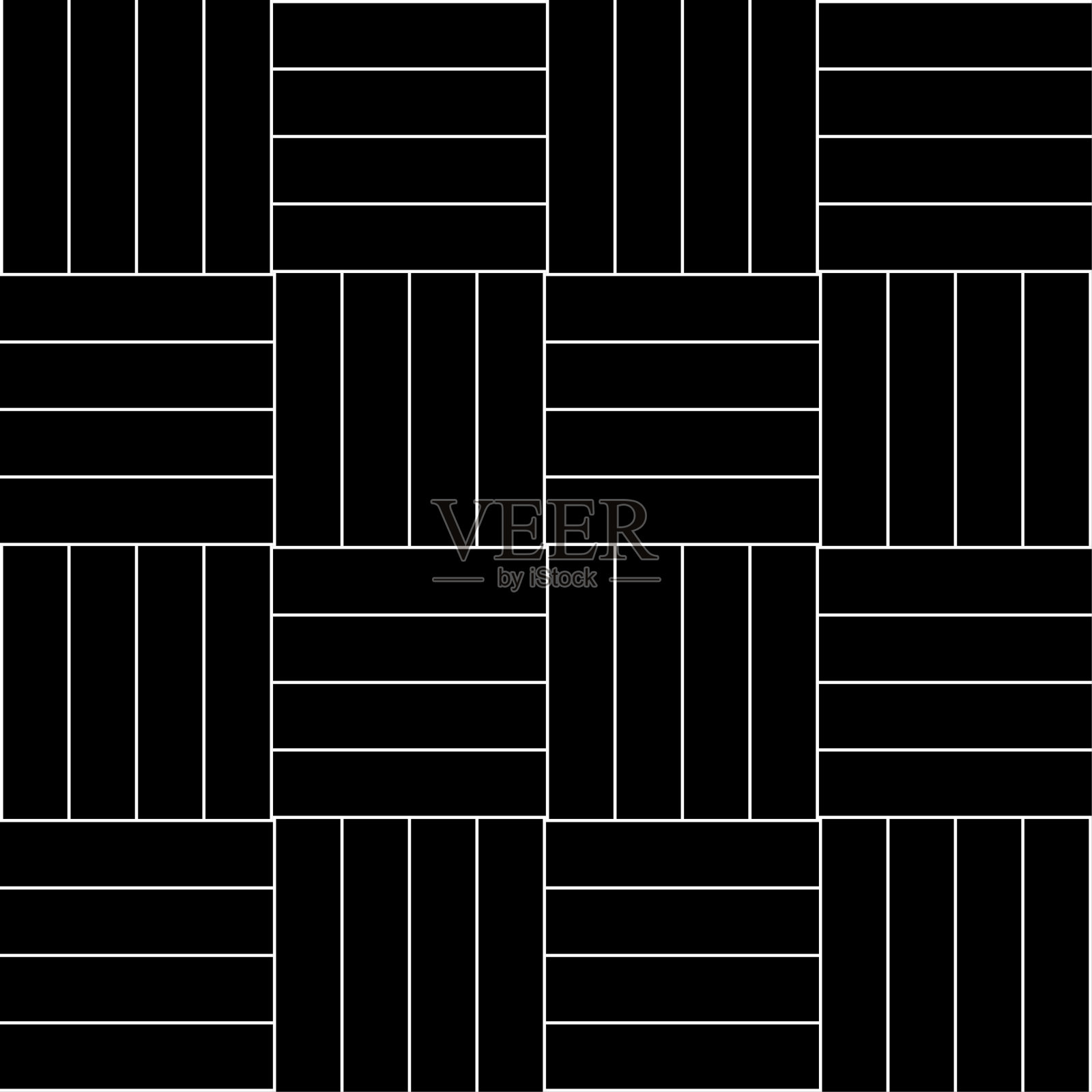 带有装饰性几何图案的横幅。插画图片素材