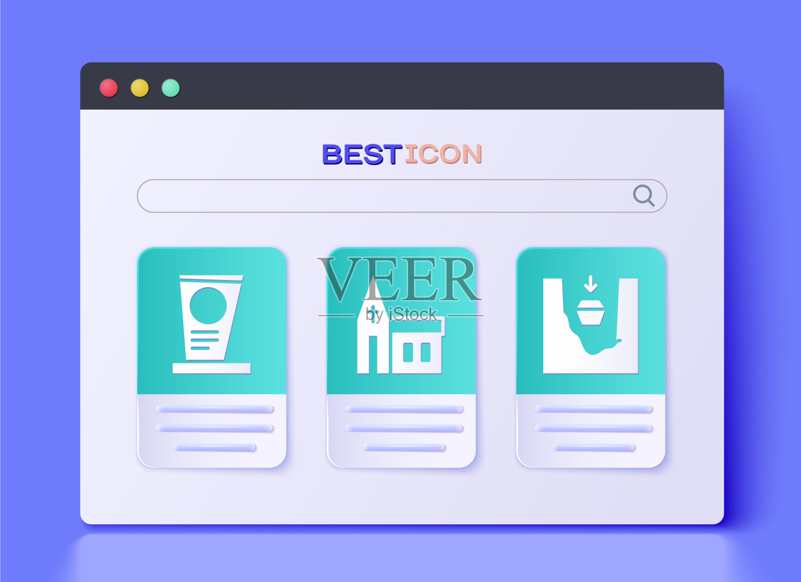 用墓碑和墓碑设置教堂建筑坟墓图标素材