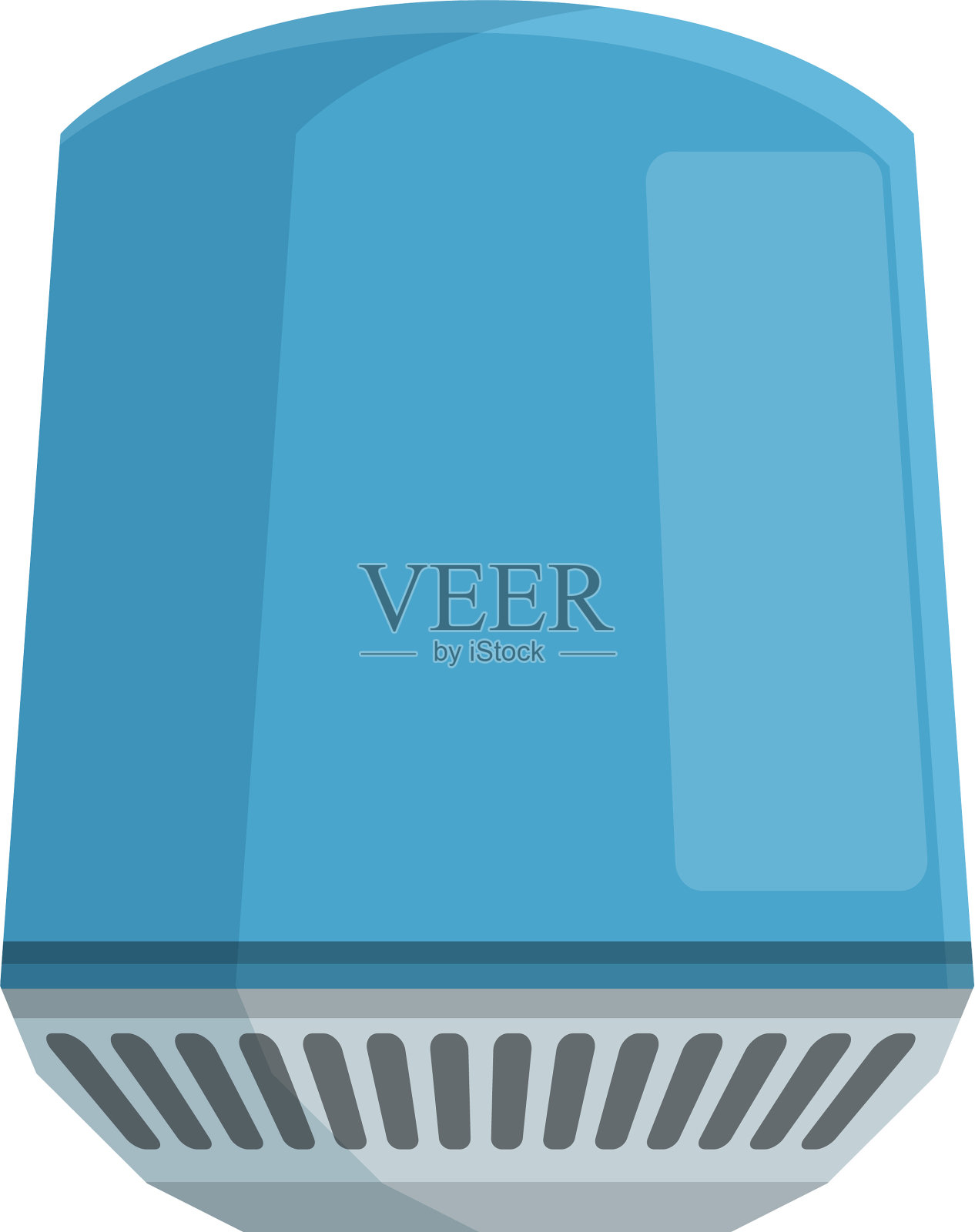 灌溉泵图标卡通风格设计元素图片