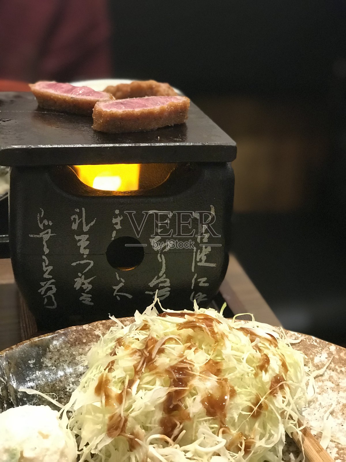 桌上食物的特写镜头照片摄影图片