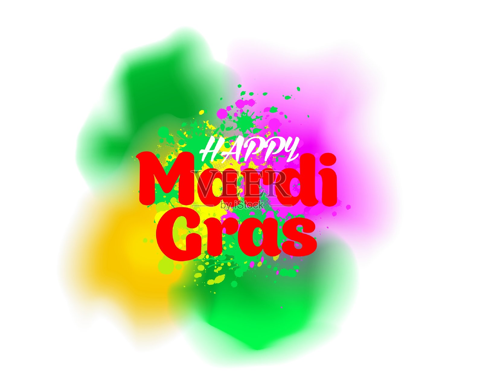 全国狂欢节的节日海报。矢量插图。插画图片素材