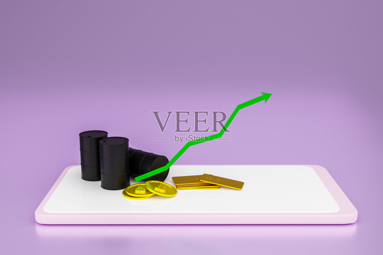 3d石油目标和外汇交易股票投资照片摄影图片