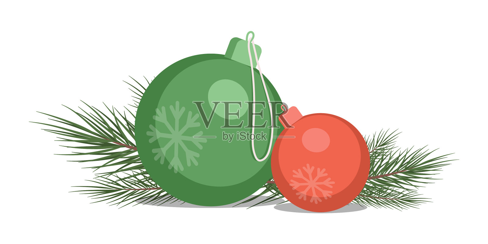 圣诞贺卡元素圣诞快乐设计元素图片