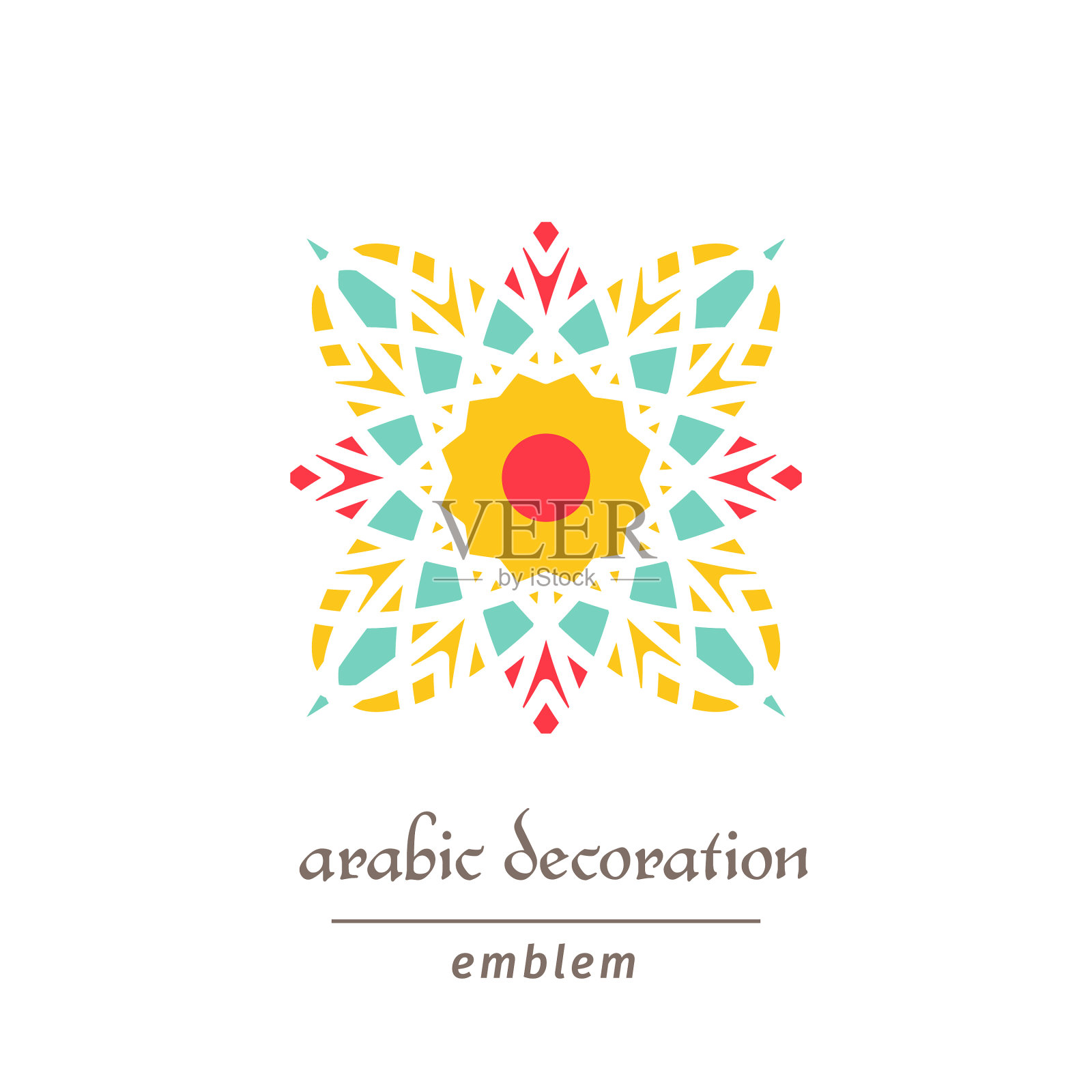 几何镶嵌装饰插画图片素材