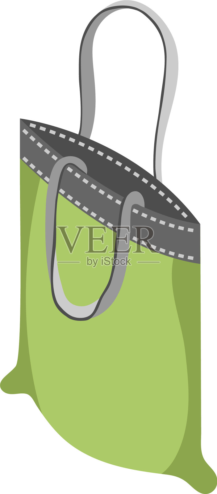 环保购物袋组成设计元素图片