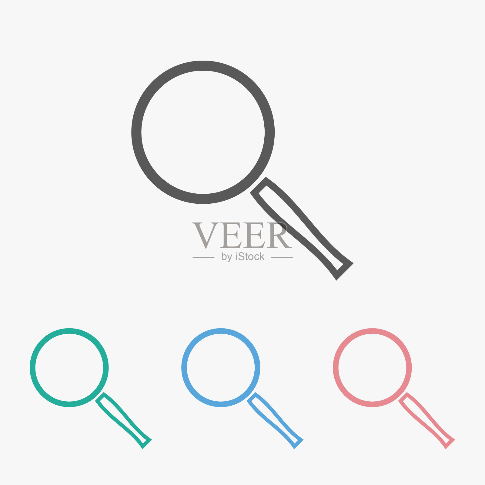 放大镜图标图标素材