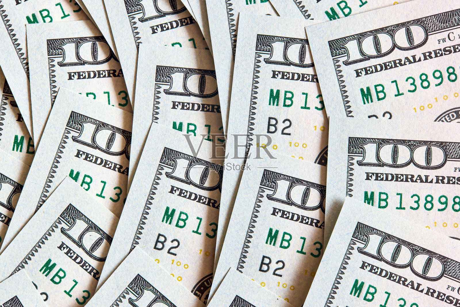 新美元美元2009系列近距离背景螺旋螺旋蜗壳螺旋螺旋形。富裕福利幸福繁荣的概念背景。照片摄影图片